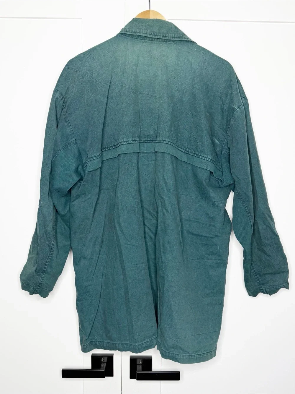 The North Face button down shirt jacket Medium Large green vintage lightweight